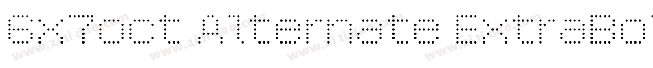 6x7oct Alternate ExtraBold字体转换